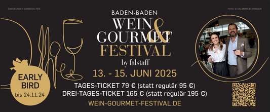 Wir sind dabei: Baden-Baden Wein- & Gourmet Festival