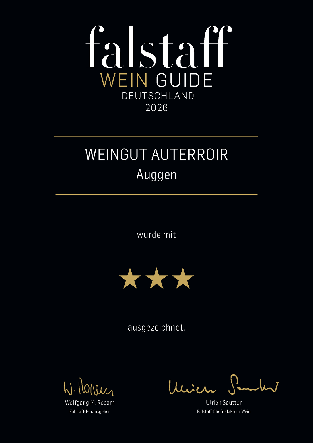 Falstaff Auszeichnung 2025